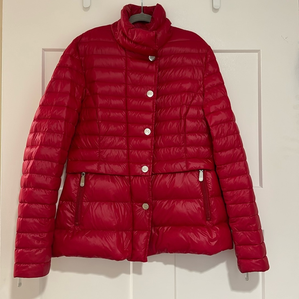 Vince Camuto Red Down Puffer Jacket